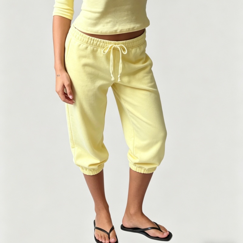 Women Shoes Joggers - Pantalon de survêtement capri pour femme,