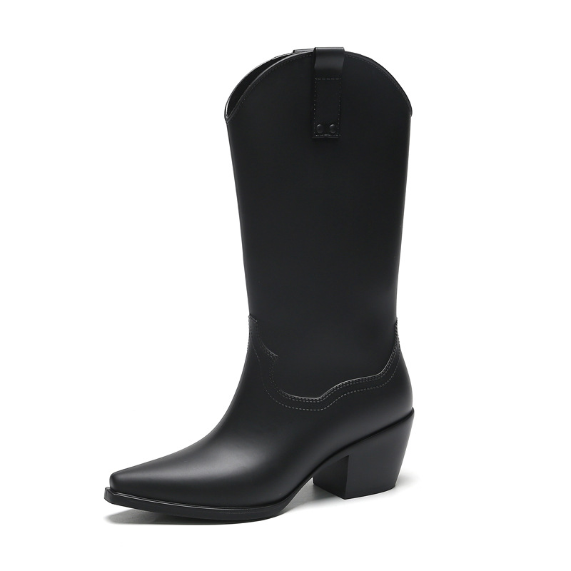 Women'S Shoes Neuropathy - Bottes de pluie longues à talons