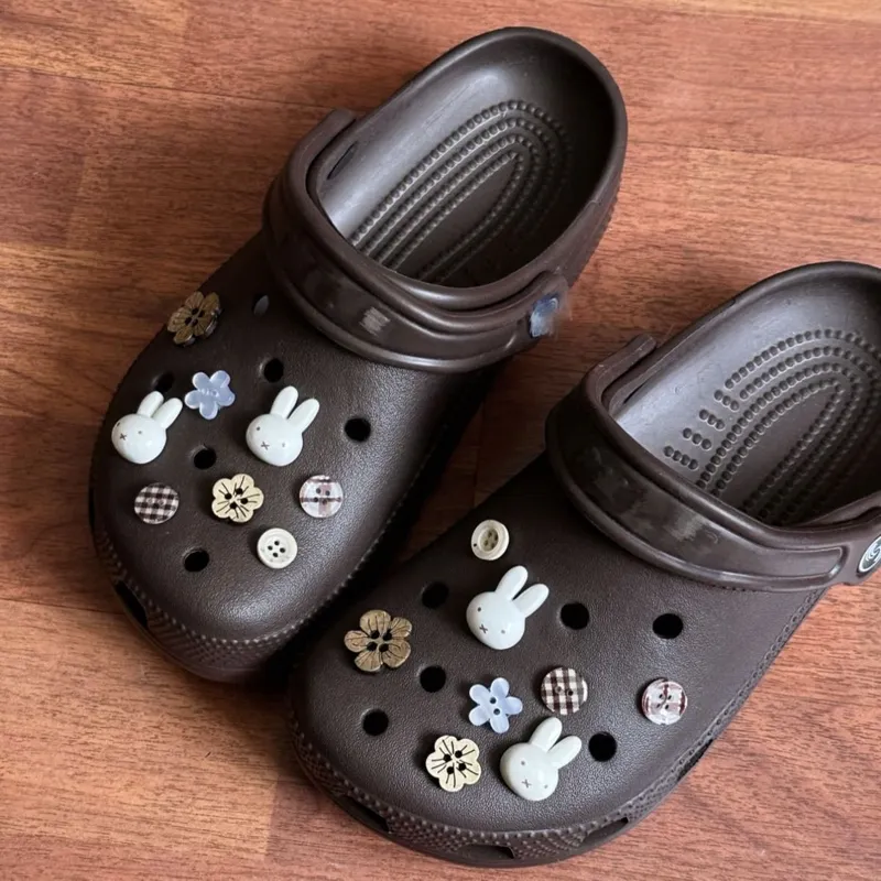Croc Style Clog - Breloques de chaussures en forme de
