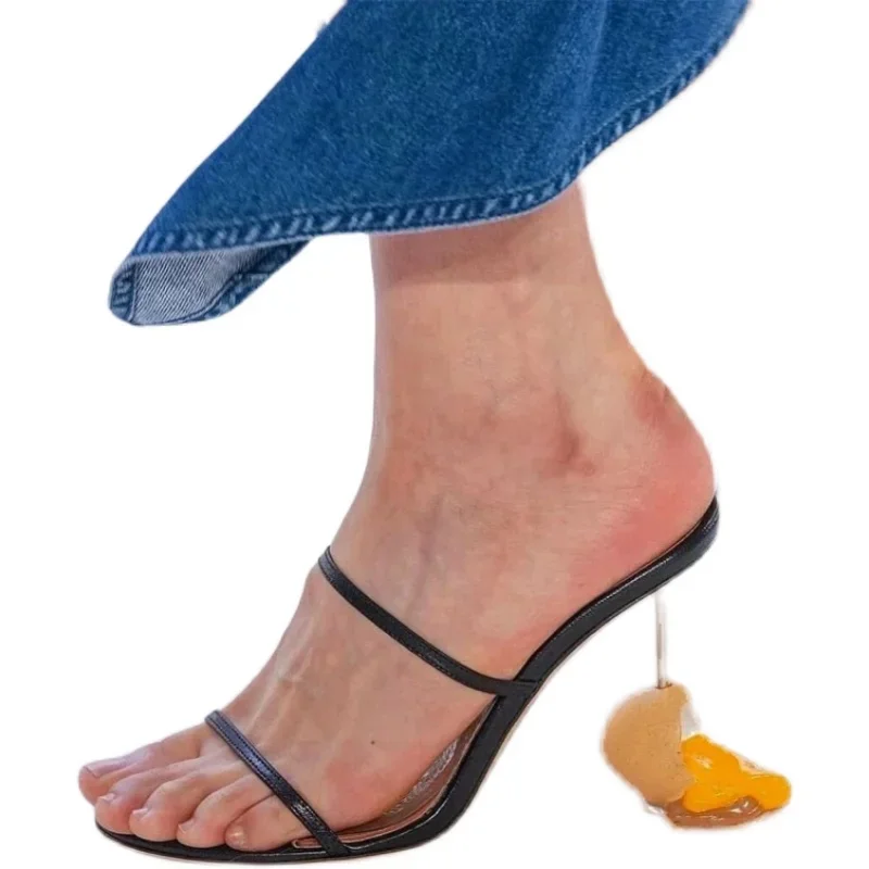 Sandales d'été à lanières bout - Strappy Heeled Sandals avis et prix