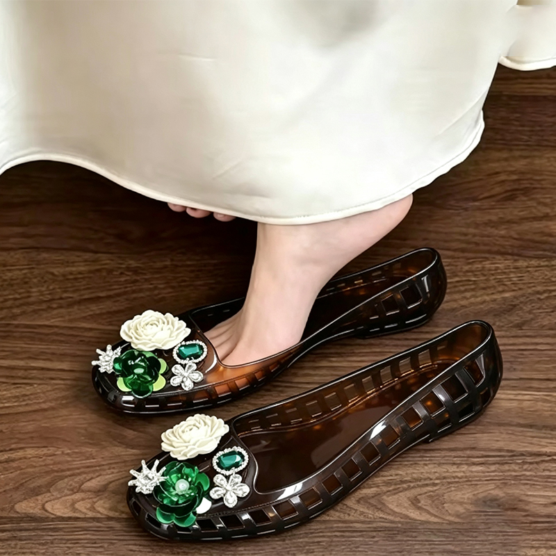 Sandales plates ajourées pour  - Jelly Sandal Women avis et prix