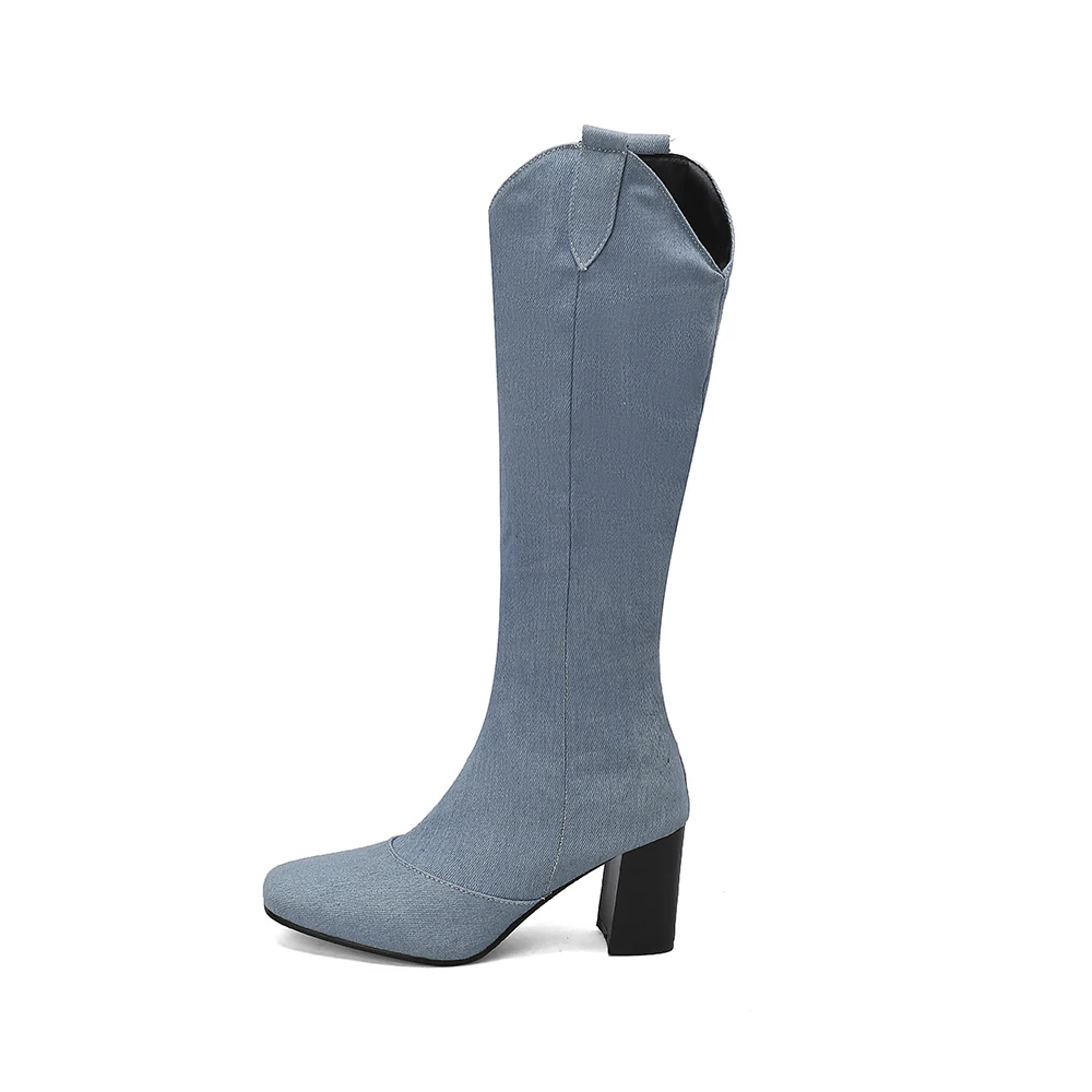 Nouveau hiver noir bleu femmes - Women'S Shoes In Size 12 avis et prix