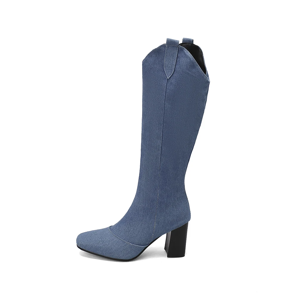 Nouveau hiver noir bleu femmes - Women'S Shoes In Size 12 avis et prix