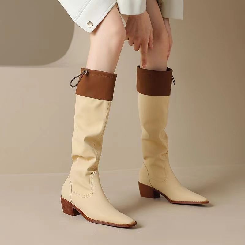 Abricot bout carré femmes bott - Women'S Shoes Trending 2025 avis et prix