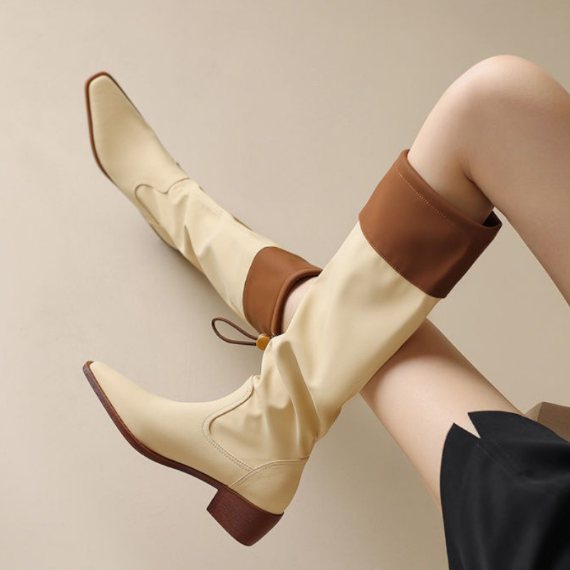 Abricot bout carré femmes bott - Women'S Shoes Trending 2025 avis et prix