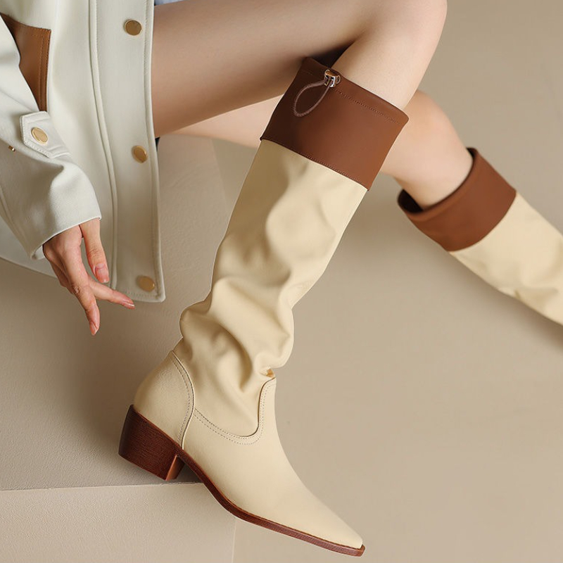 Abricot bout carré femmes bott - Women'S Shoes Trending 2025 avis et prix
