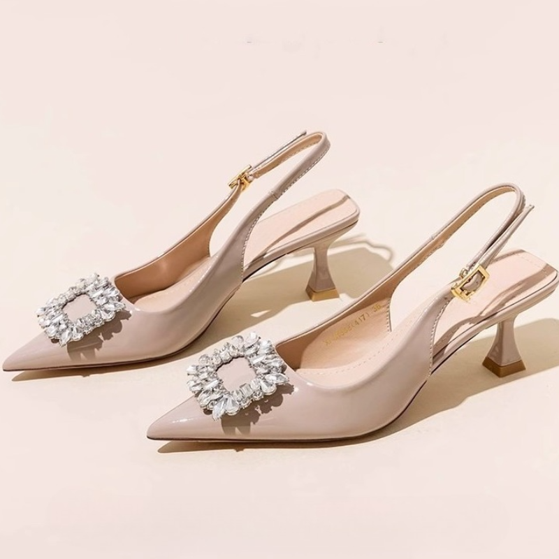 Sandales d'été à bout pointu p - Strappy Heeled Sandals avis et prix